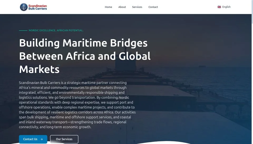 Hjemmeside for Scandinavian Bulk Carriers